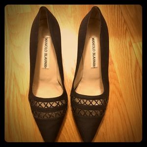Authentic Manolo Blahnik Shoes Sz 8 (38)